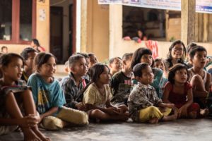 Children Sitting on floor