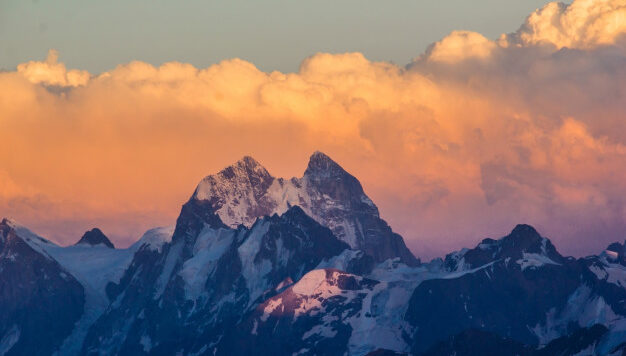 Clouds Around Mountain